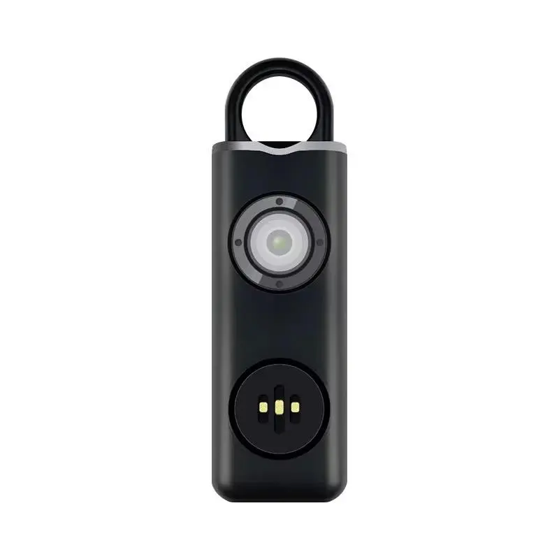 BeSafe Personal Safety Alarm with SOS Bright LED Flash Light, Rechargeable, with Keychain and Type-C Charging Cable  - High Decibel Alarm