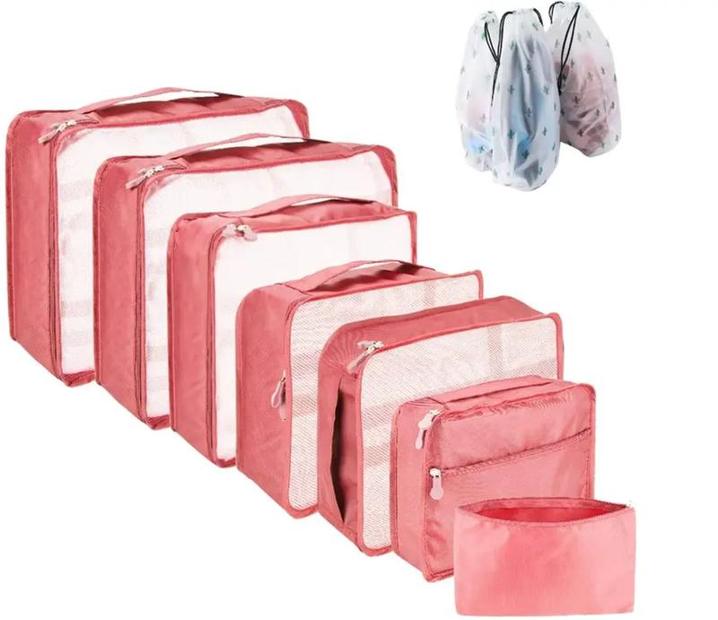 10 Packing Cubes – Travel Luggage Organizer Set, Compression Storage Bags for Suitcases & Accessories 7