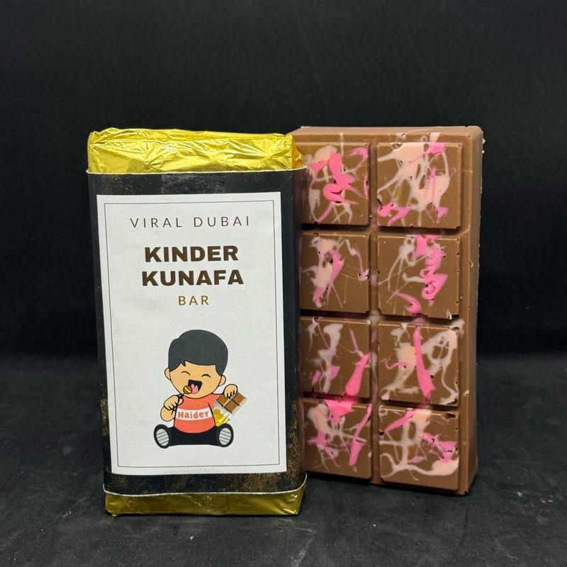 Viral Dubai Kinder Kunafa Chocolate Bar 4