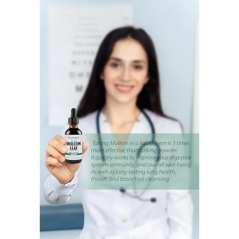 Nutroliq Mullein Leaf 50:1 Extract Drops - 60ml 8