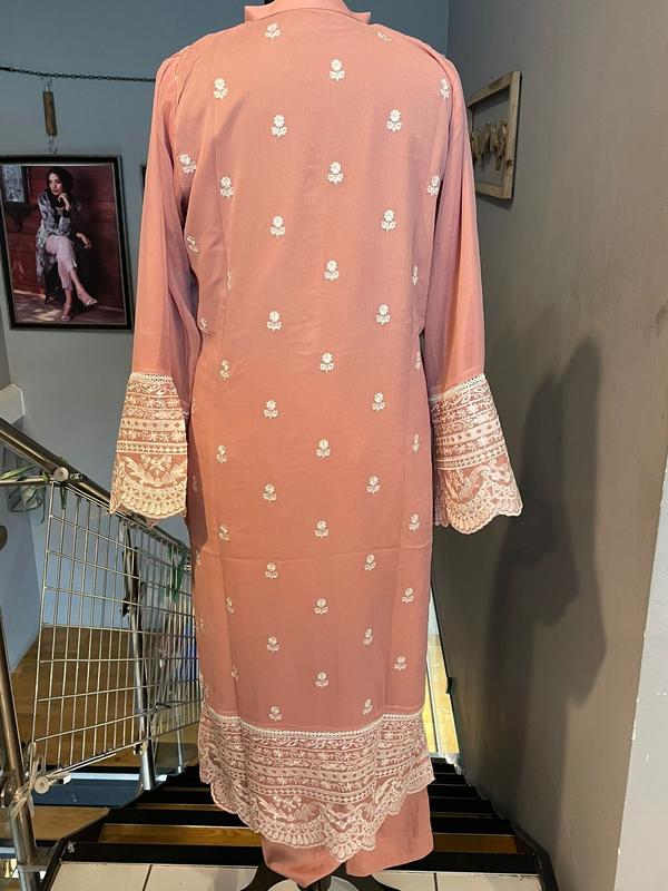 Chiffon suit, Pink 1