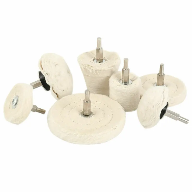 Polishing Buffing Pads Mop Wheel Buffer Pad Drill Kit for Car Polisher 7Pcs Set 6