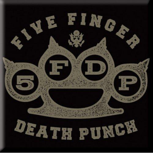 Five Finger Death Punch Magnet: Brass Knuckles fridge  magnets 0