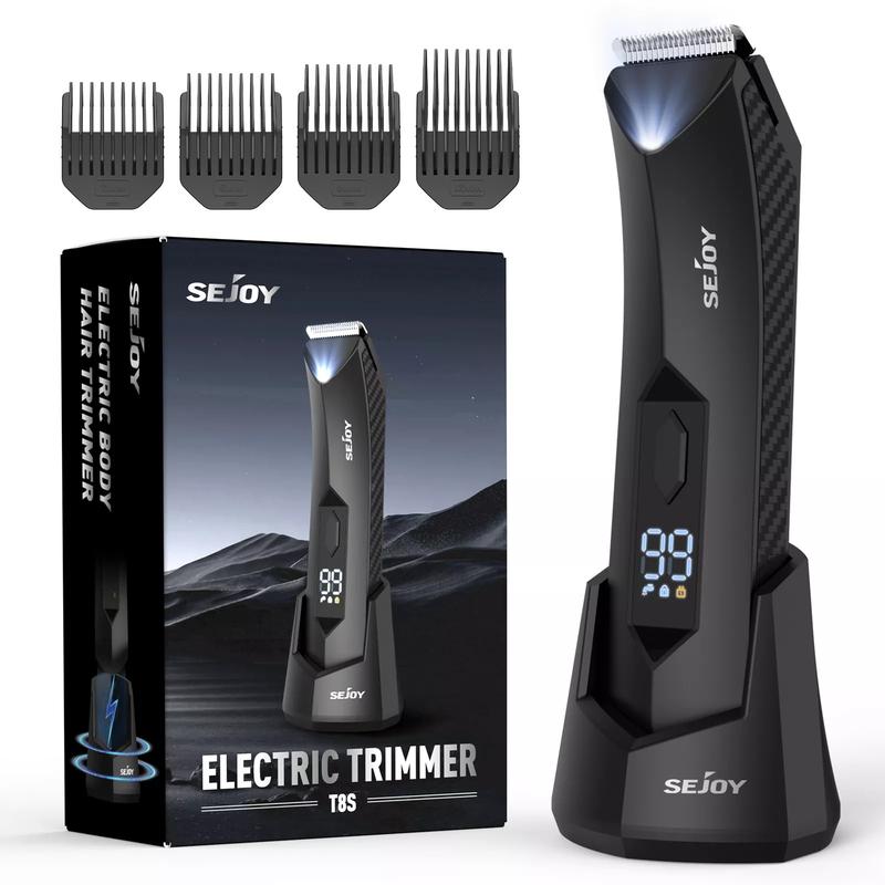 Manscaping Electric Pubic Hair Trimmer Groin Ball Body Shaver Waterproof 3