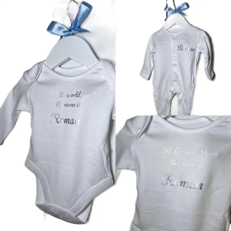 Personalised baby sets 3