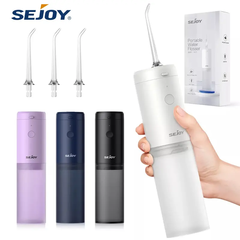 Sejoy Irrigator Dental Mouth Washing Machine Travel Portable Water Flosser Teeth Whitening IPX7 Waterproof Teeth Cleaning Tools 0