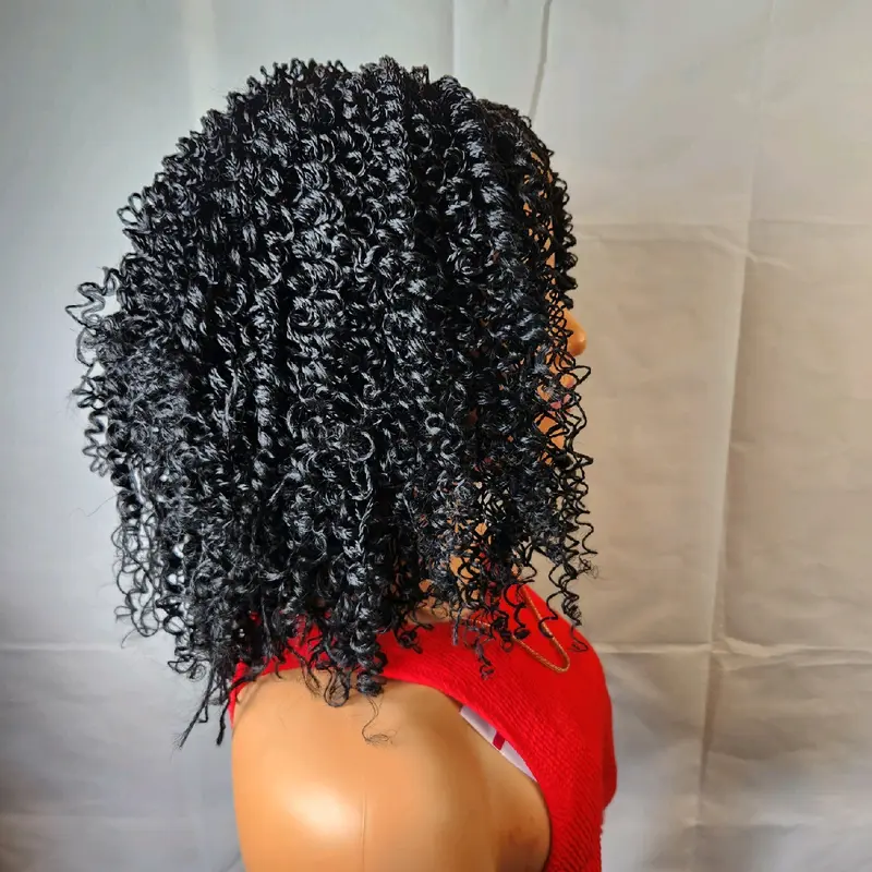 Davina twists on curls, black, 14 inches 4