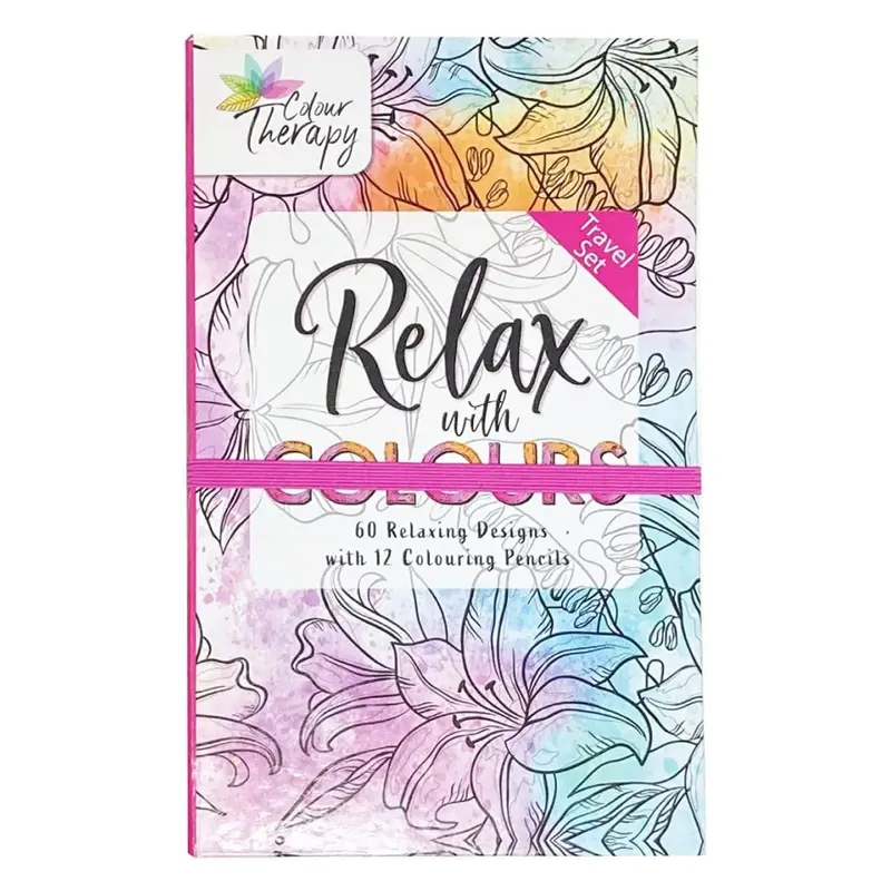 Styloo Adult Colouring Books and Pencils -Includes 12 Colour Pencils & 2 Books Having 60 Designs Each - Colouring Books for Adults Pack 0