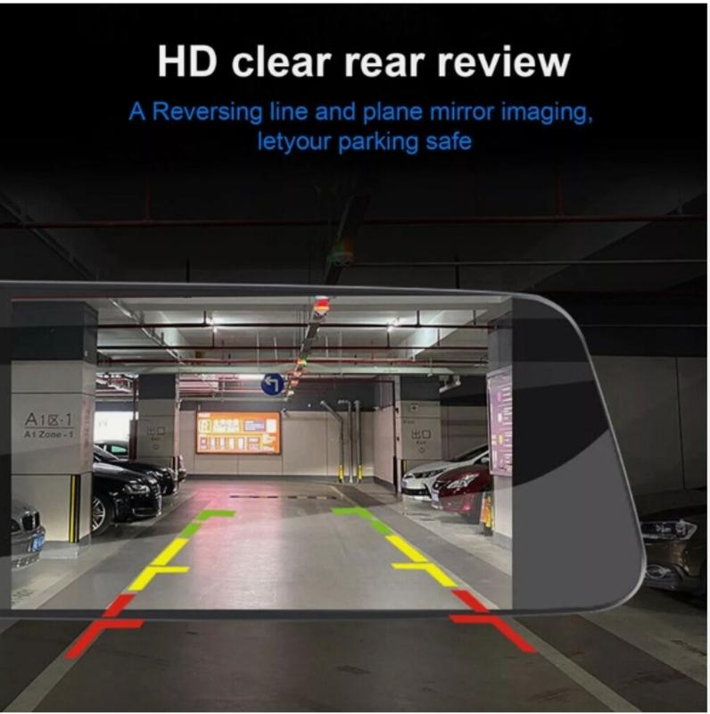 4.3-inch Display 1080P High-definition Dual Camera Driving Recorder With Reverse Image Front And Rear Monitoring, Rechargeable Battery, LCD Display - Ultimate Road Safety Guarantee 3