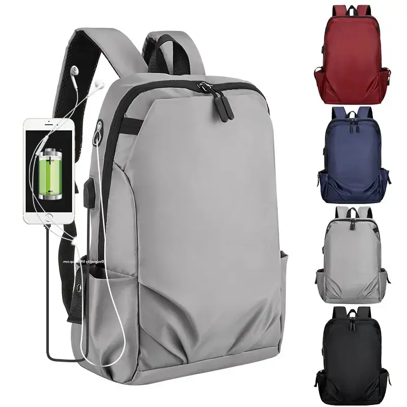 Stylish Lightweight Office, School, Travel backpack Laptop Bag with Anti-theft USB port
