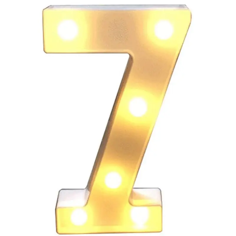 Number Lights Number 7 - Perfect for Parties and Celebrations 1