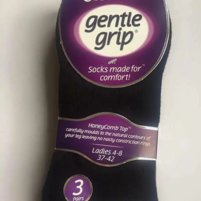 3,6,12 Pairs Ladies Gentle Grip Loose Soft Top Diabetic Non Elastic Socks Size 4-8