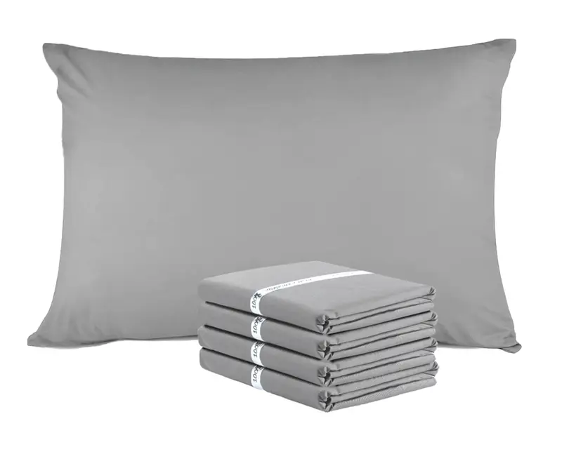 Rayyan Linen Hotel Quality Pillow Cases 4 Pack 100% Egyptian Cotton 200 Thread Counts 50 X 75 cm 4