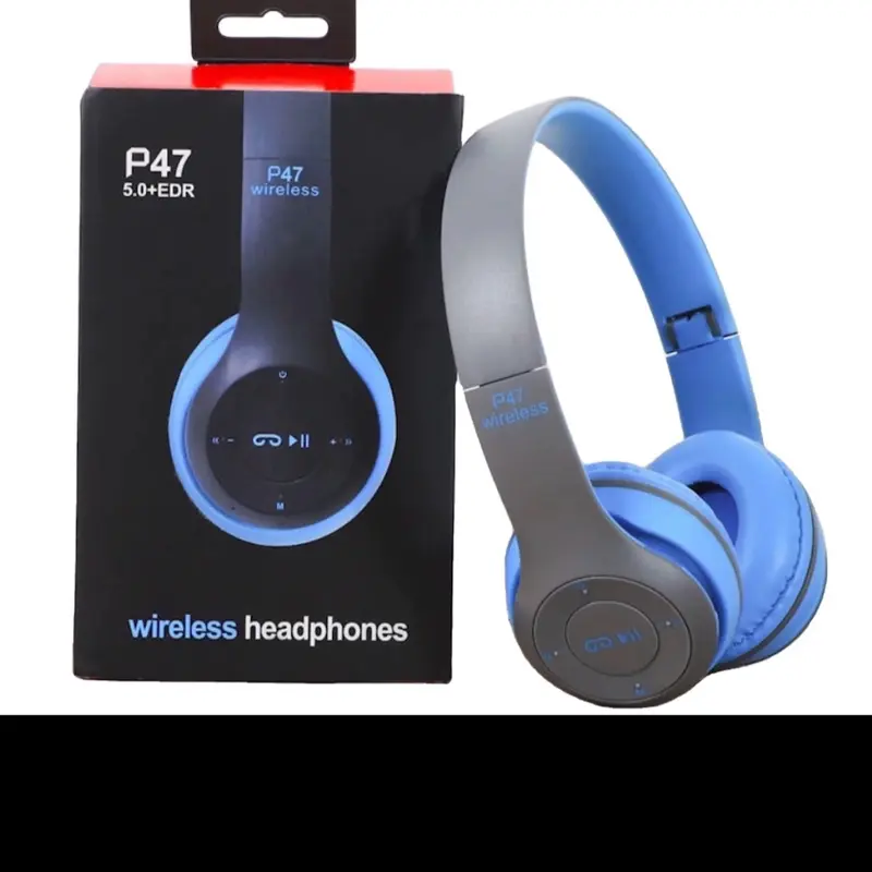 P47 High Quality Bluetooth Headphones - Audio and Electronic Devices Wireless Headset 5