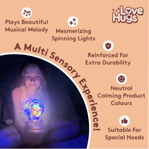 Musical Light Up Wand - Sensory Lights For Autism, Sensory Toy, Light Up, Baby Toy, Autism Calming Toy 1