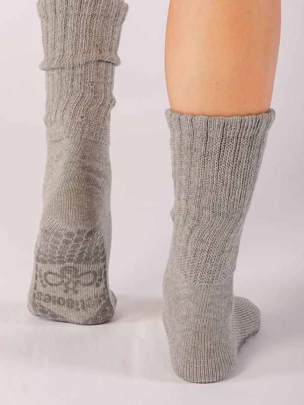 Melisoles Premium Grip Fonda Slouch Socks - Grey 1