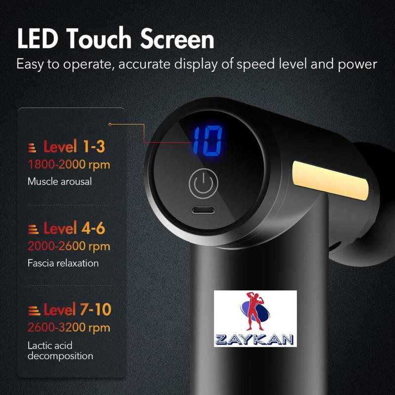 Massage Gun Deep Percussion Massager Muscle Vibration Relaxing Therapy Tissue UK 5