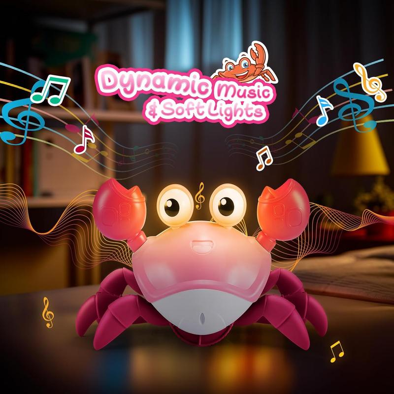 Crawling Crab Toy 1 2 3 4 Year Old Girl Gifts 1-4 Year Old Girl Toys Montessori Toys for Babies 6-12 Months Baby Toys 0-6 Months Birthday Gifts for Girls Toddler Toys 5