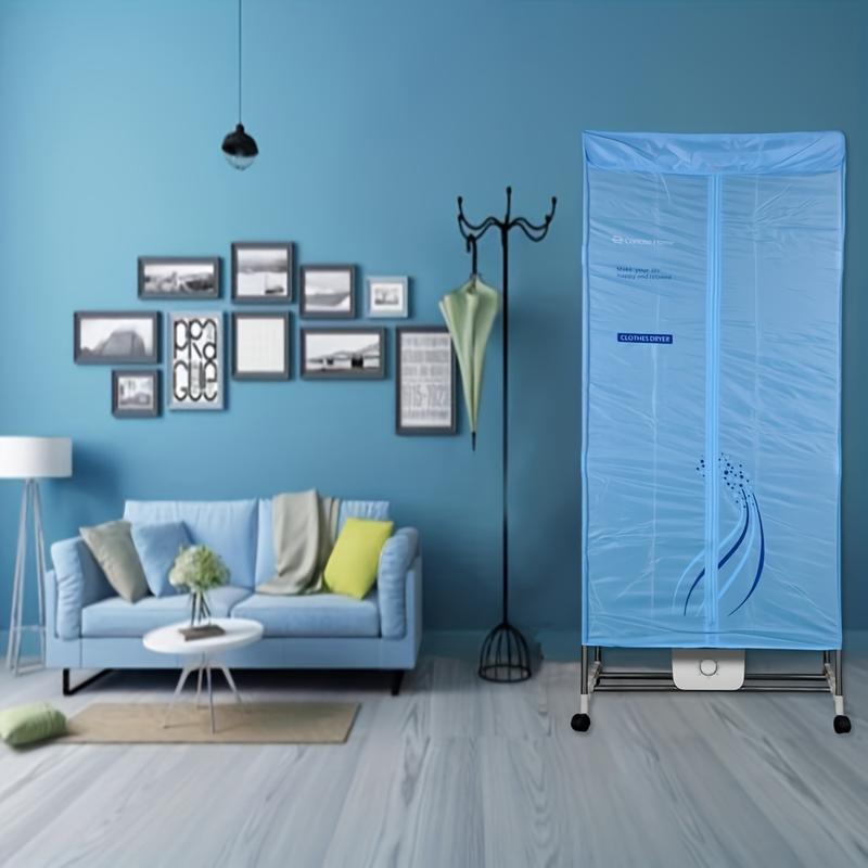 Product Introduction of Concise Home Installation-free Folding Hanging Clothes Dryer With Remote Controller Aluminum Alloy Tubes 15KG Easy Storage Electric Drying Clothes Quickly Suitcase With Timer Portable Simple Wardrobe With Heater For Winter Cold Rainy Days 29