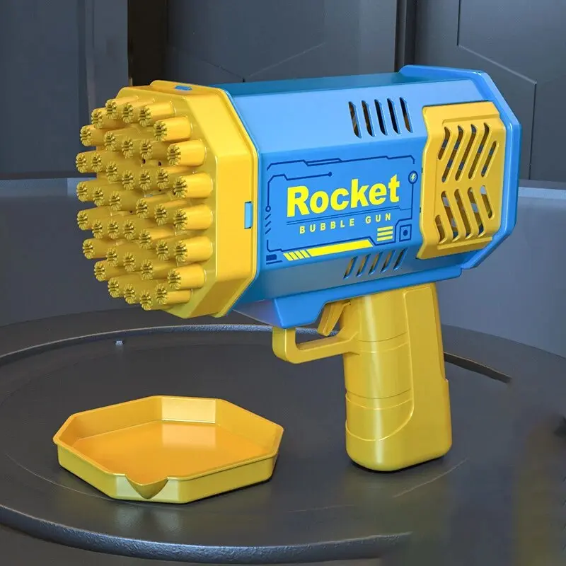 40 Hole Rocket Launcher Handheld Portable Electric Automatic Bubble Gun Party Birthday Gift Toy(without Bubble Water) 7
