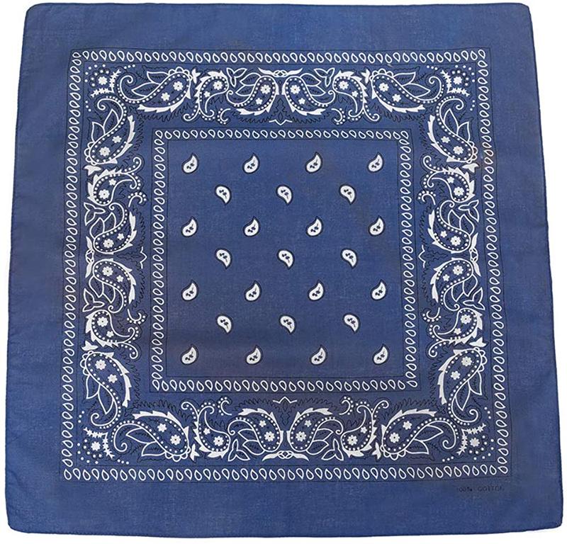 World of Shawls Cotton Paisley Bandanas Headband Scarf Print, Fashion Hair Accessory, Sports, Multifunctional 6