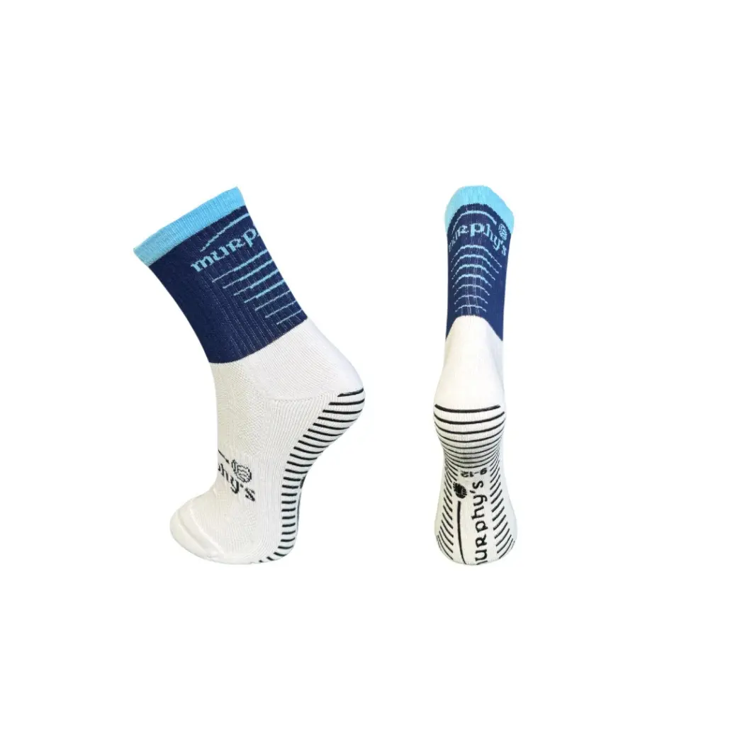 Murphy’s Pro Mid Grip Socks - Navy & Sky