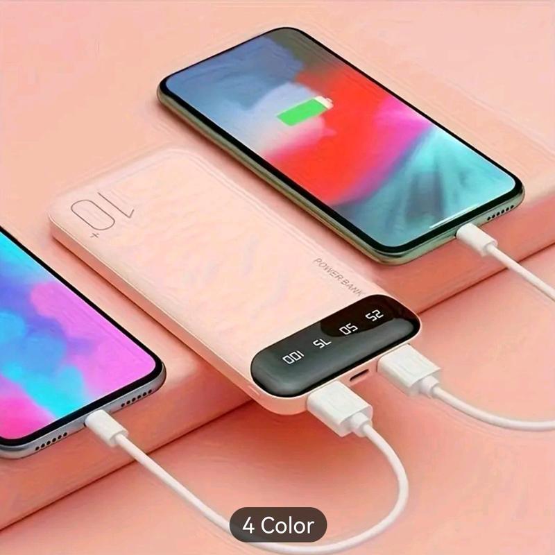 10000mAh Power Bank for Phone and Electronics Accessories Charging 4