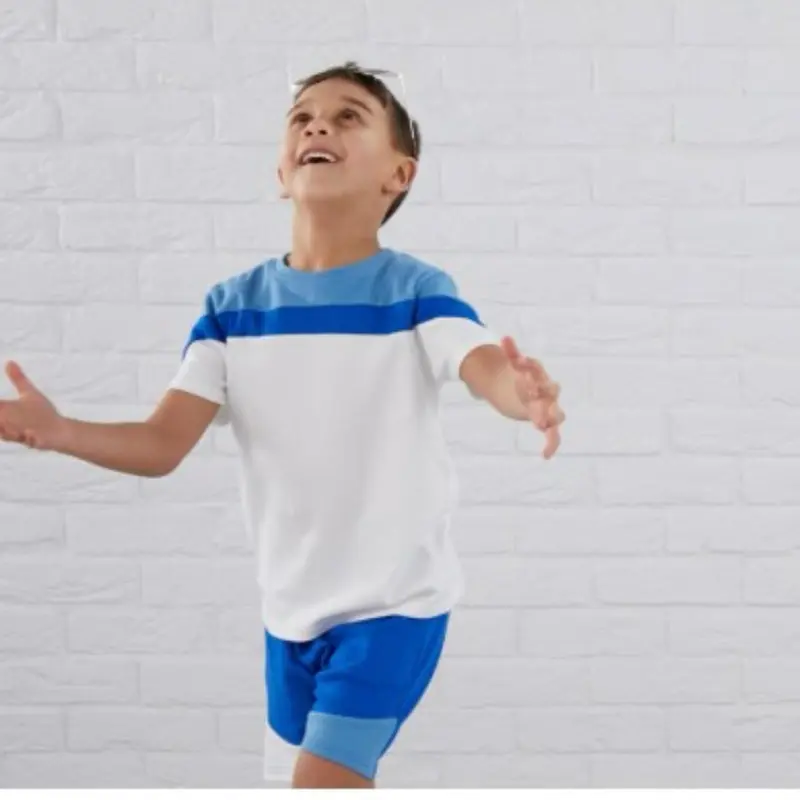 Dainty Darlings Billy Block Colour Boys Short Set 2
