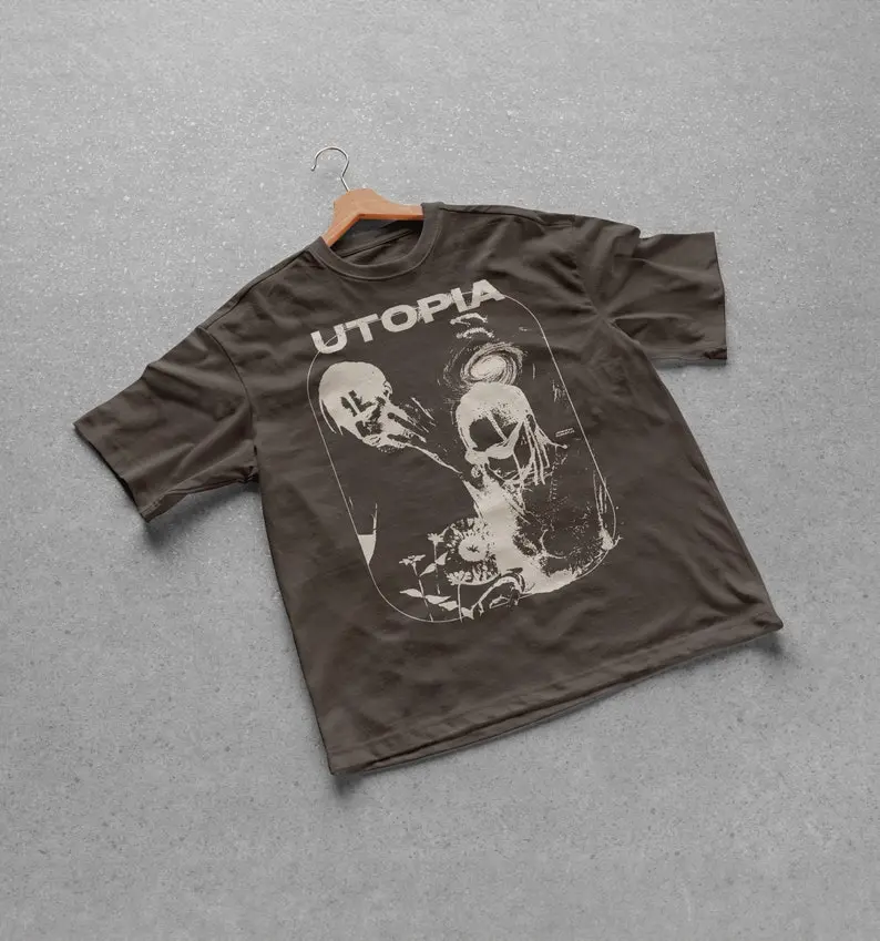 Travis Scott Utopia Album Graphic T-Shirt, Vibrant Graphic Concert T-Shirt, Hip