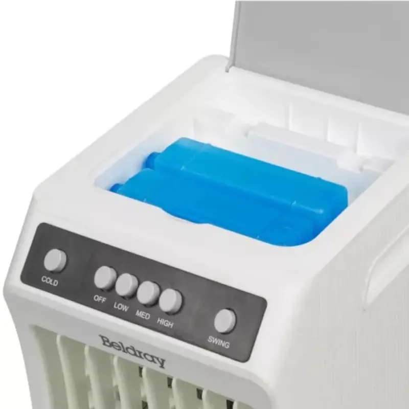 Beldray Air Cooler 6 Litre 3 Speeds Swing Function Carry Handles & Wheels 5