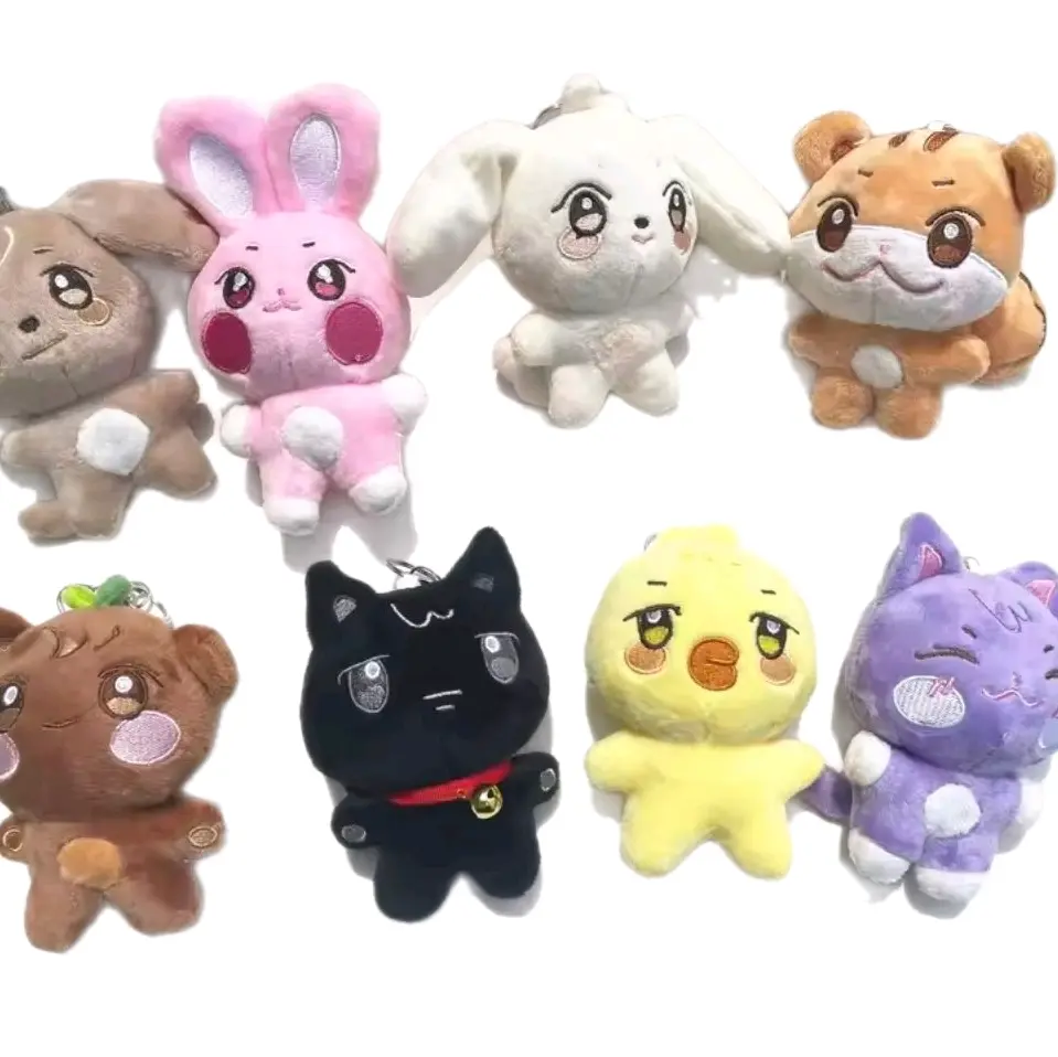 Kpop ATEEZ Aniteez Kawaii Stuffed Animals Plush Toy Room Decor Hongjoong Seonghwa Yunho Yeosang San Ming Wooyoung Jongho
