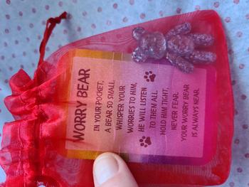 Product Review of Worry Bear Keepsake Bear, Anxiety, Mental Health - Gift Present Ideas from R**️ 0