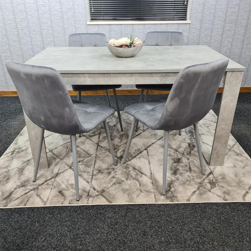 Dining Table Set with 4 Chairs Dining Room and Kitchen table set of 4 4