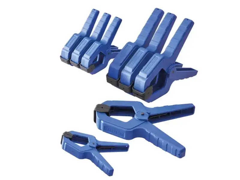 Spring Clamp Set, 8 Piece (4 x 75mm 4 x 50mm)