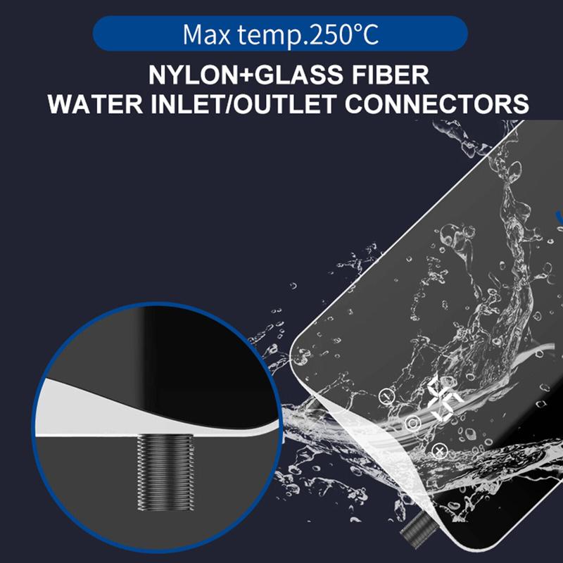 5500W Electric Tankless Hot Water Heater Instant Boiler Under Sink Tap Bathroom 8