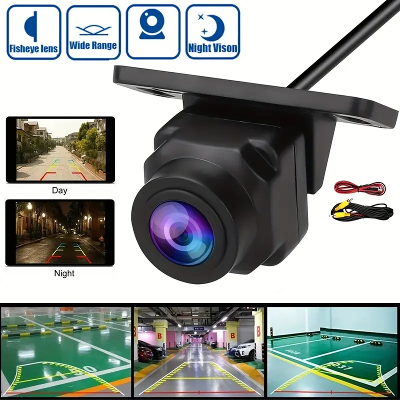 HD Night Vision Rear View Camera -Backup Camera with Easy Installation for Safe Reverse Parking and Crystal-Clear Video Quality 1