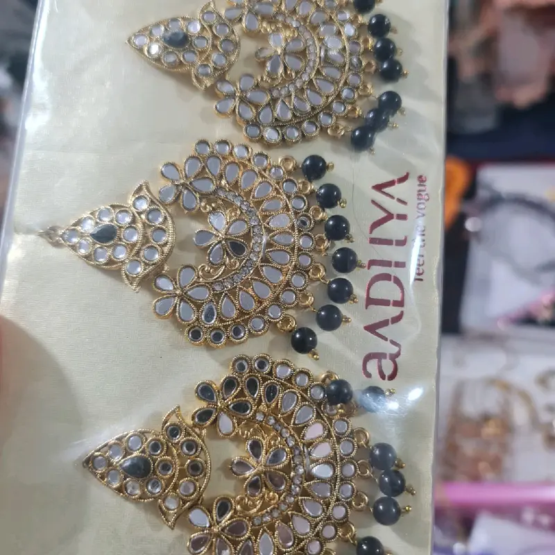 Indian&pakistani jewellery tikka earnings set 2