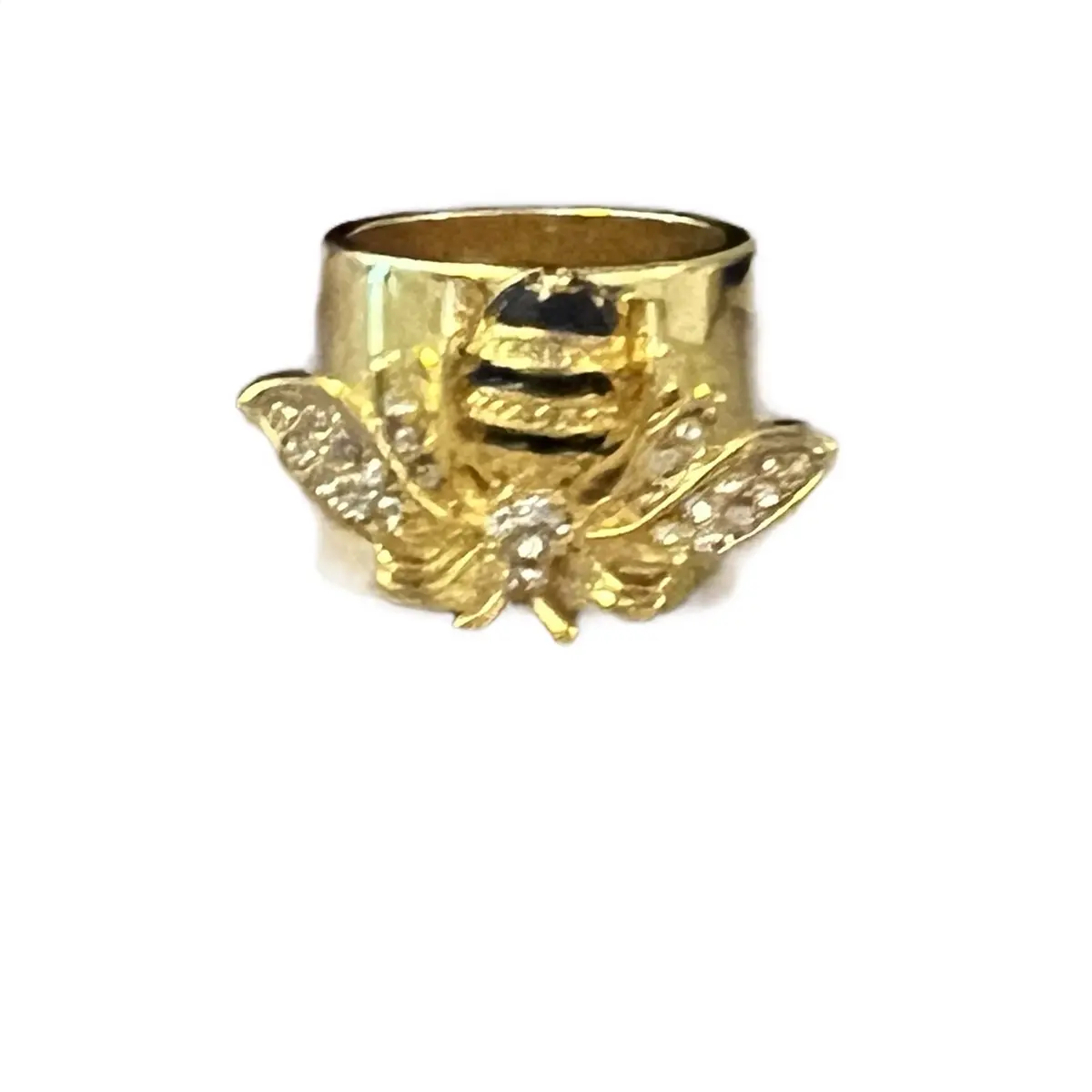Bee Ring Gold Plated - 3D Design - Fashion Accessory