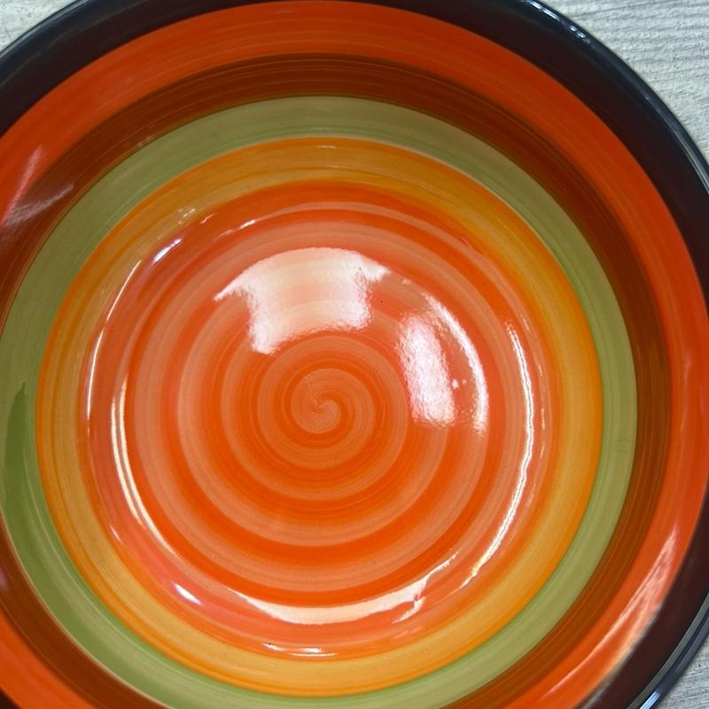 6inch coloured ceramic bowl microwave & dishwasher safe 4