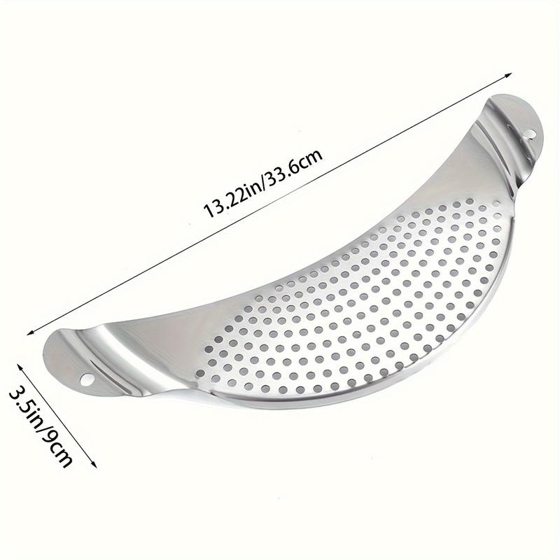 Product Introduction of Stainless Steel Kitchen Strainer with Handle - Vegetable Washing & Draining Tool, Food-Safe, Durable Design for Easy Kitchen Use, Vegetable Washing Tool | Sleek Kitchen Tool | Stainless Steel Strainer, Kitchen Sink Strainer 2