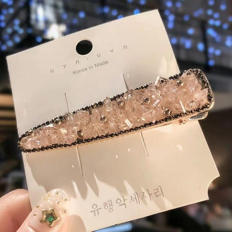 Crystal Embeded Luxurious Hairclip, Perfect Mother's Day Gift, Natural Stones, Heavy Duty, Thick Hair, Unisex, Detangle Hair, No Hair Loss, Hair Accessory, Bobby Pins, Quality All Purpose Occasion  Modern Trendy Various Color hair  grip 4