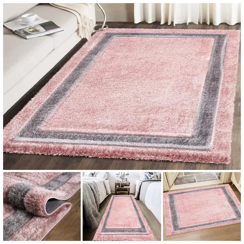 3D Shaggy Rugs Large Area Rugs for Bedroom Living Room Soft Hallway Runner Rug Fluffy Floor Mats 6