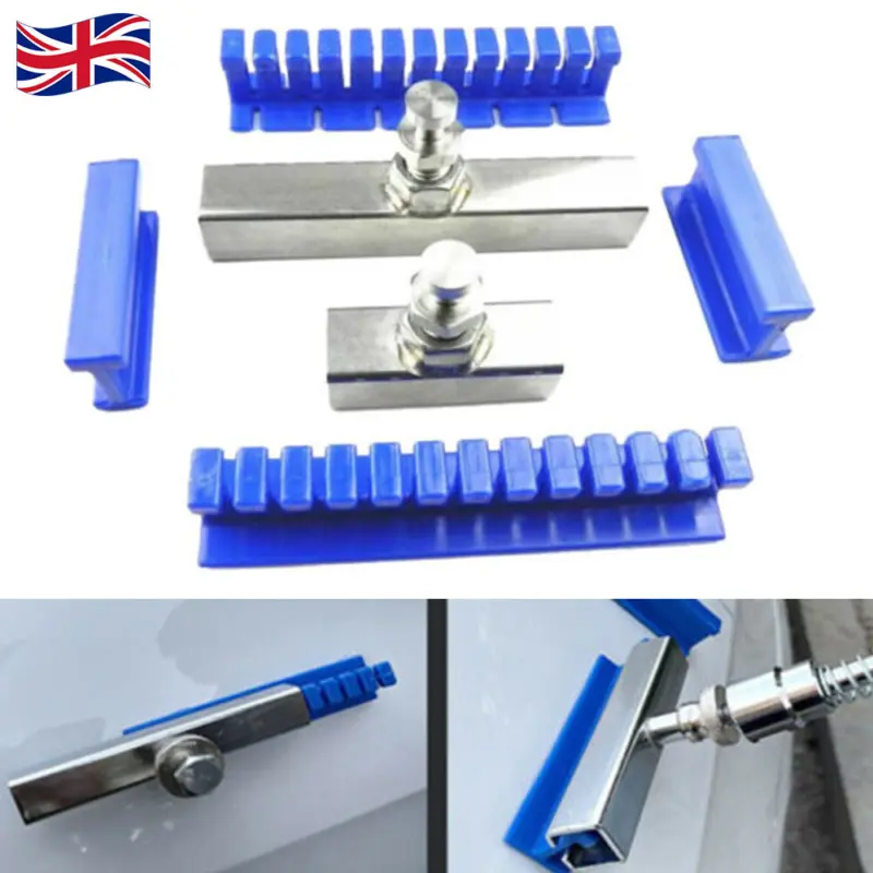 6pcs Set Paintless Dent Removal Kit Slide Hammer Puller Tab Auto Car Repair Tool 0
