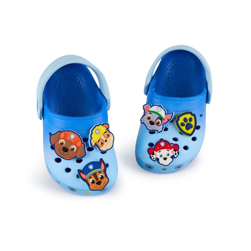 Vanilla Underground x Paw Patrol Boys Blue Multi Badge Clogs 4