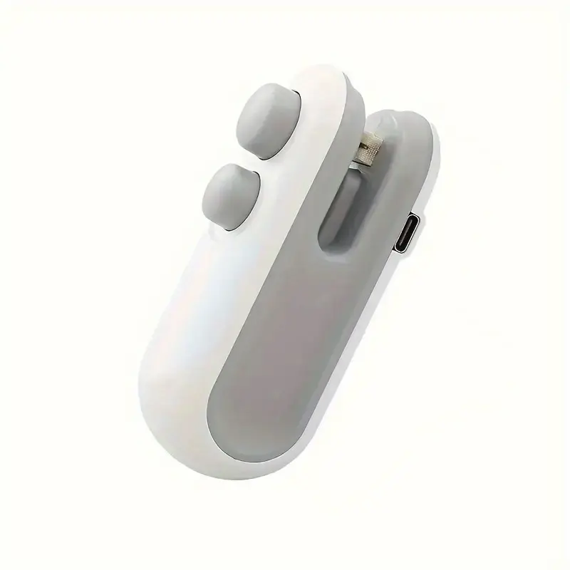 USB Rechargeable Mini Sealer for Chip Bags and Plastic Bags - 2 in 1 Mini Bag Sealer and Cutter