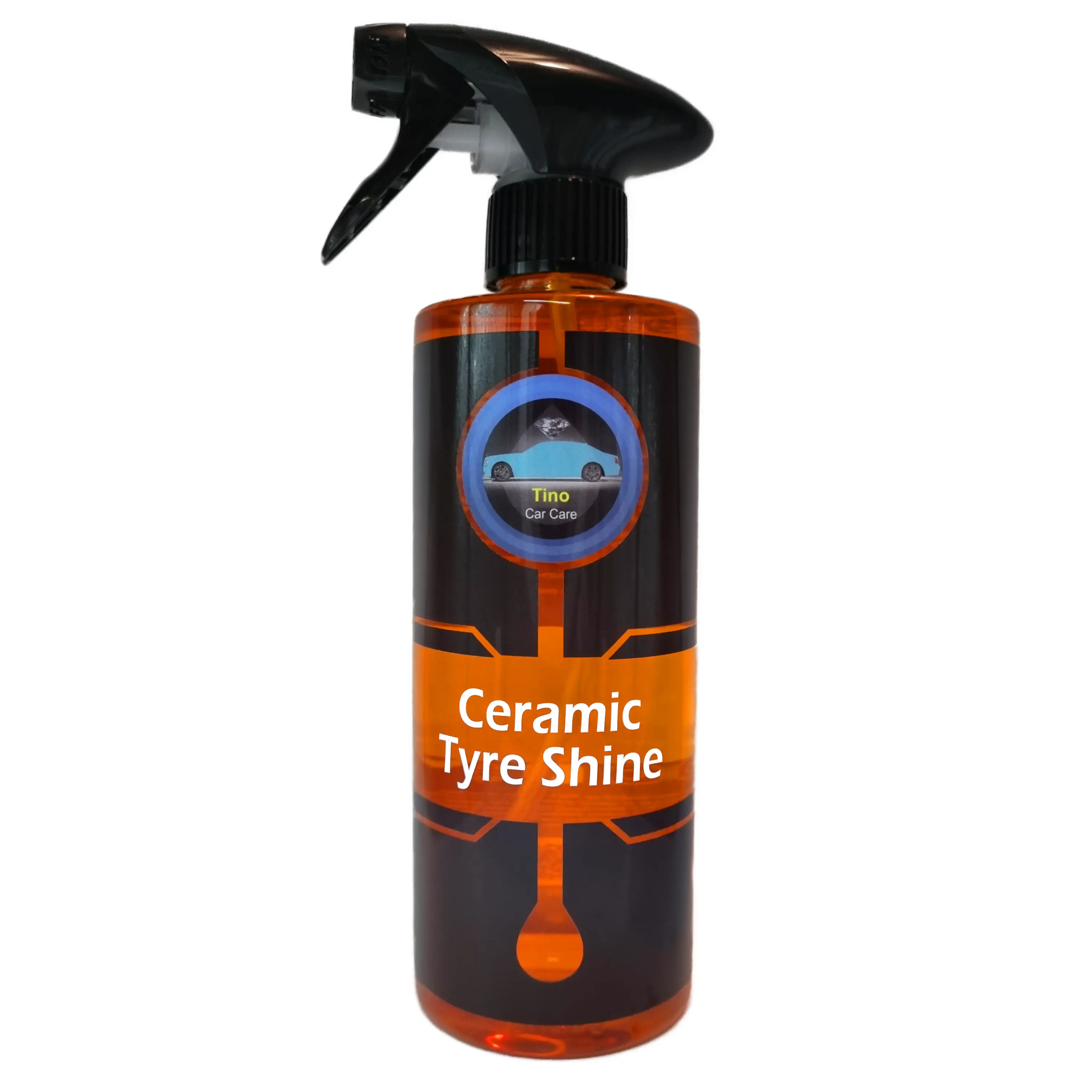 Tino Ceramic Tyre Shine - Long Lasting and Advanced Tyre Dressing - Nourishes, Shines and Protects