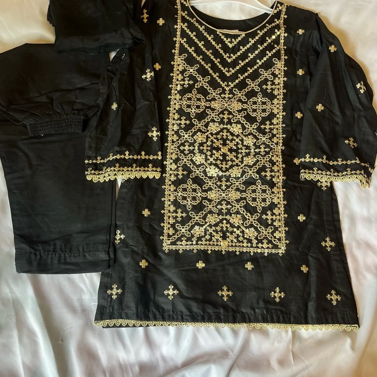 Girl cotton 3pc suit