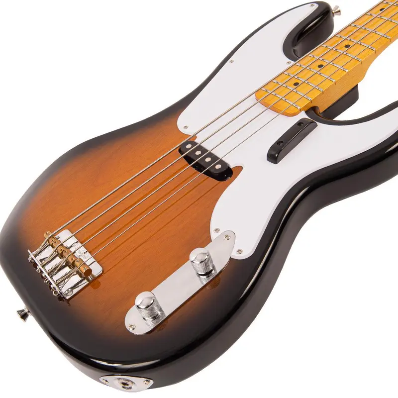 Vintage V51 ReIssued Bass Guitar ~ 2 Tone Sunburst 7