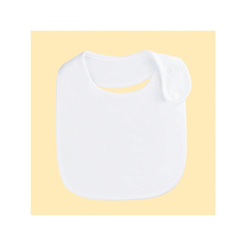 4-Pcs Baby Drool Bibs Super Soft & Absorbent White 5