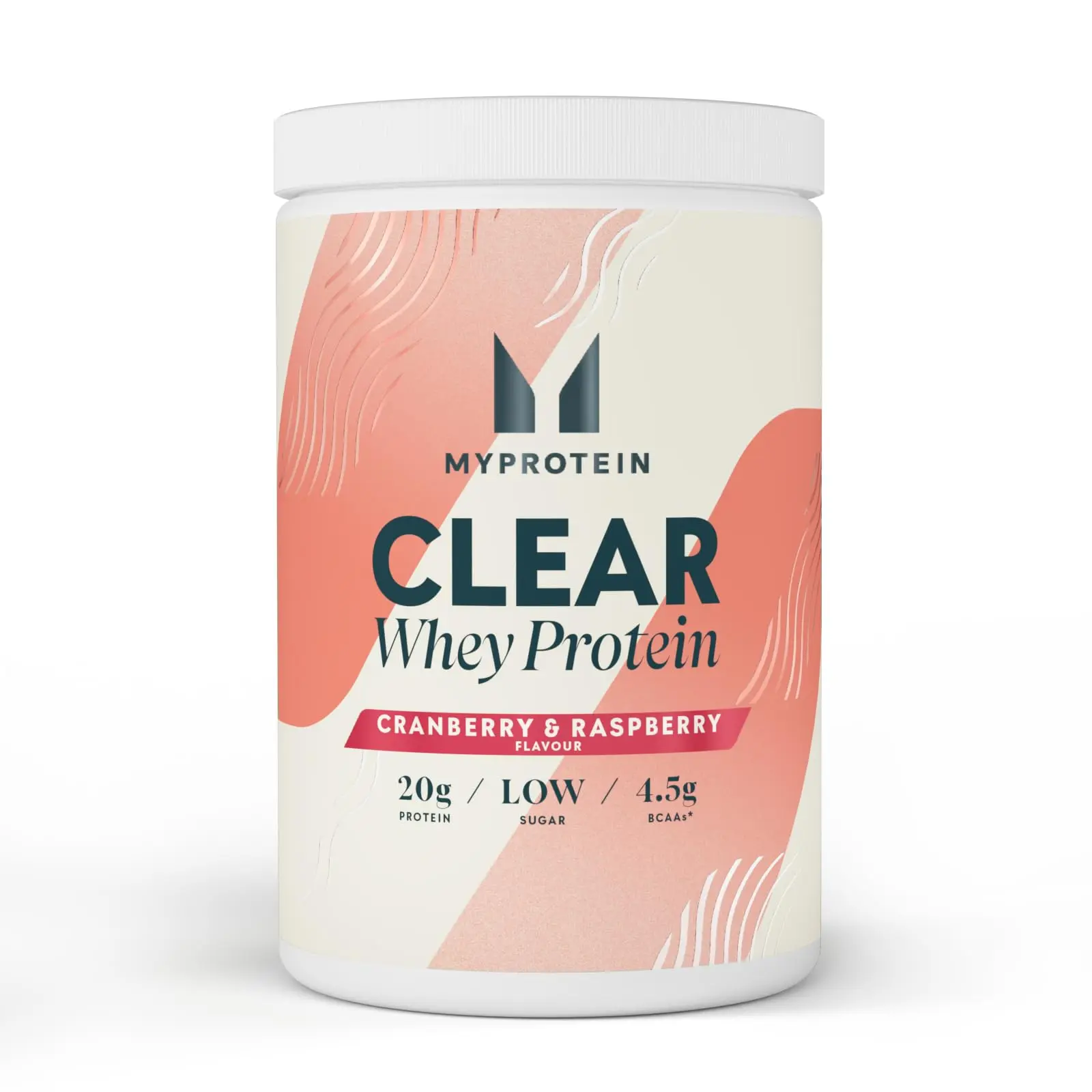 Myprotein Clear Whey Isolate Protein Powder - Cranberry and Raspberry Flavour, Refreshing Protein Shake Alternative, 20g Protein & 4g BCAA per Serving, Ideal for Workout Recovery - 500g, 20 servings